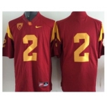 ncaa jerseys 2015 USC trojans #2 red