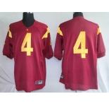 ncaa jerseys 4# red(yellow number)