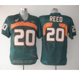 ncaa jerseys Ed Reed #20 green