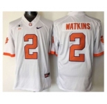 ncaa jerseys clemson tigers #2 sammy watkins white[2016]