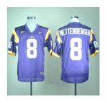 ncaa (lsu tigers) #8 mettenberger purple