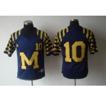 ncaa (michigan wolverines) #10 brady m&n blue