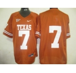 ncaa (texas longhorns) #7 orange