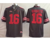 Ohio State Buckeyes #16 J.T. Barrett 2014 Gray Limited Kids Jersey
