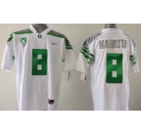 Oregon Ducks #8 Marcus Mariota 2014 White Limited Kids Jersey