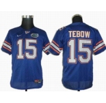 youth ncaa jerseys florida gators #15 tebow blue