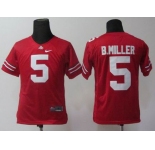 youth ncaa jerseys ohio state buckeyes #5 b.miller red
