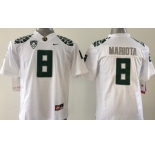 youth ncaa jerseys oregon ducks #8 marcus mariota white