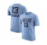 Men's Memphis Grizzlies #13 Jaren Jackson Jr. Light Blue 2022-23 Statement Edition Name & Number T-Shirt