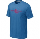 NBA Houston Rockets adidas Primary Logo T-Shirt -light Blue