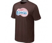 NBA Los Angeles Clippers Big & Tall Primary Logo Brown T-Shirt