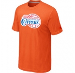 NBA Los Angeles Clippers Big & Tall Primary Logo Orange T-Shirt