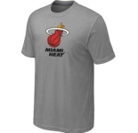 NBA Miami Heat Big & Tall Primary Logo L.Grey T-Shirt