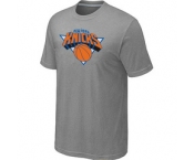 NBA New York Knicks Big & Tall Primary Logo L.Grey T-Shirt