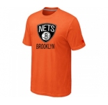 NBA cord net logo T-shirt Orange