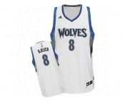 Men Adidas Minnesota Timberwolves #8 Nemanja Bjelica Swingman White Home NBA Jersey