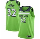 Men's Minnesota Timberwolves #32 Karl-Anthony Towns Jordan Brand Green 2020-21 Swingman Jersey