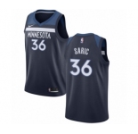 Men's Nike Minnesota Timberwolves #36 Dario Saric Swingman Navy Blue NBA Jersey - Icon Edition