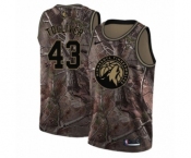 Men's Nike Minnesota Timberwolves #43 Anthony Tolliver Swingman Camo Realtree Collection NBA Jersey
