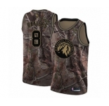 Men's Nike Minnesota Timberwolves #8 Jerryd Bayless Swingman Camo Realtree Collection NBA Jersey