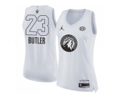Women Nike Minnesota Timberwolves #23 Jimmy Butler White NBA Jordan Swingman 2018 All-Star Game Jersey