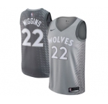 Women's Nike Minnesota Timberwolves #22 Andrew Wiggins Swingman Gray NBA Jersey - City Edition