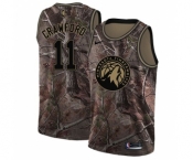 Youth Nike Minnesota Timberwolves #11 Jamal Crawford Swingman Camo Realtree Collection NBA Jersey