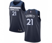 Youth Nike Minnesota Timberwolves #21 Kevin Garnett Swingman Navy Blue Road NBA Jersey - Icon Edition