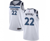 Youth Nike Minnesota Timberwolves #22 Andrew Wiggins Swingman White NBA Jersey - Association Edition