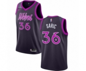 Youth Nike Minnesota Timberwolves #36 Dario Saric Swingman Purple NBA Jersey - City Edition