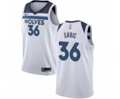 Youth Nike Minnesota Timberwolves #36 Dario Saric Swingman White NBA Jersey - Association Edition