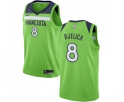 Youth Nike Minnesota Timberwolves #8 Nemanja Bjelica Swingman Green NBA Jersey Statement Edition