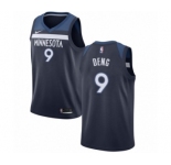 Youth Nike Minnesota Timberwolves #9 Luol Deng Swingman Navy Blue NBA Jersey - Icon Edition