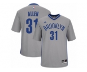 Men Adidas Brooklyn Nets #31 Jarrett Allen Swingman Gray Alternate NBA Jersey