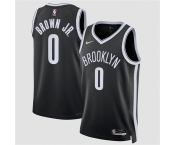 Men's Brooklyn Nets #0 Mikel Brown Jr 2026 Draft Icon Edition Stitched Basketball Jersey