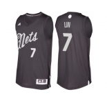 Men's Brooklyn Nets #7 Jeremy Lin Black 2016 Christmas Day NBA Swingman Jersey