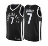 Men's Brooklyn Nets #7 Kevin Durant Swingman Black Basketball Jersey - City Edition