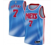 Men's Brooklyn Nets #7 Kevin Durant Swingman Blue Basketball Jersey 2021 New
