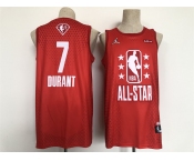 Men's Jordan Brooklyn Nets #7 Kevin Durant Red 2022 NBA All-Star Swingman Basketball Jersey