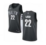 Men's Nike Brooklyn Nets #22 Caris LeVert Swingman Gray NBA Jersey Statement Edition