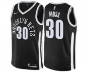 Men's Nike Brooklyn Nets #30 Dzanan Musa Swingman Black NBA Jersey - City Edition