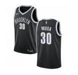Men's Nike Brooklyn Nets #30 Dzanan Musa Swingman Black NBA Jersey - Icon Edition