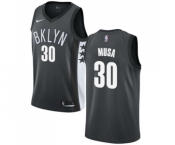 Men's Nike Brooklyn Nets #30 Dzanan Musa Swingman Gray NBA Jersey Statement Edition