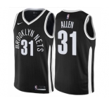 Men's Nike Brooklyn Nets #31 Jarrett Allen Swingman Black NBA Jersey - City Edition