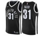Men's Nike Brooklyn Nets #31 Jarrett Allen Swingman Black NBA Jersey - City Edition