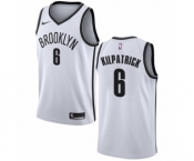 Men's Nike Brooklyn Nets #6 Sean Kilpatrick Swingman White NBA Jersey - Association Edition