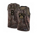 Men's Nike Brooklyn Nets #8 Spencer Dinwiddie Swingman Camo Realtree Collection NBA Jersey