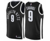 Men's Nike Brooklyn Nets #9 DeMarre Carroll Swingman Black NBA Jersey - City Edition