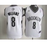 nba new jersey nets #8 williams fullwhite