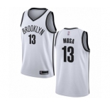 Women's Brooklyn Nets #13 Dzanan Musa Swingman White Basketball Jersey - Association Edition